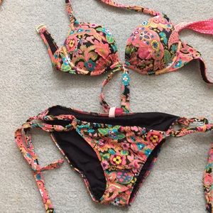 Victoria’s Secret Neon Paisley Bikini